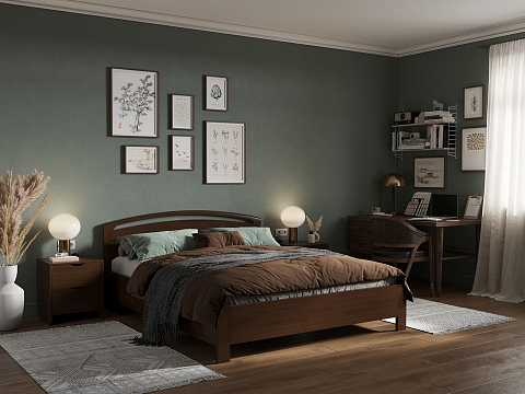 Кровать 200х220 Веста 1-R с подъемным механизмом - Современная кровать с изголовьем, украшенным декоративной резкой